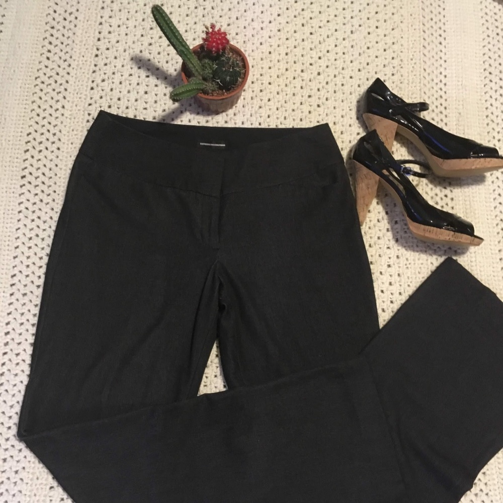 Express Editor Pants Marled Black and White